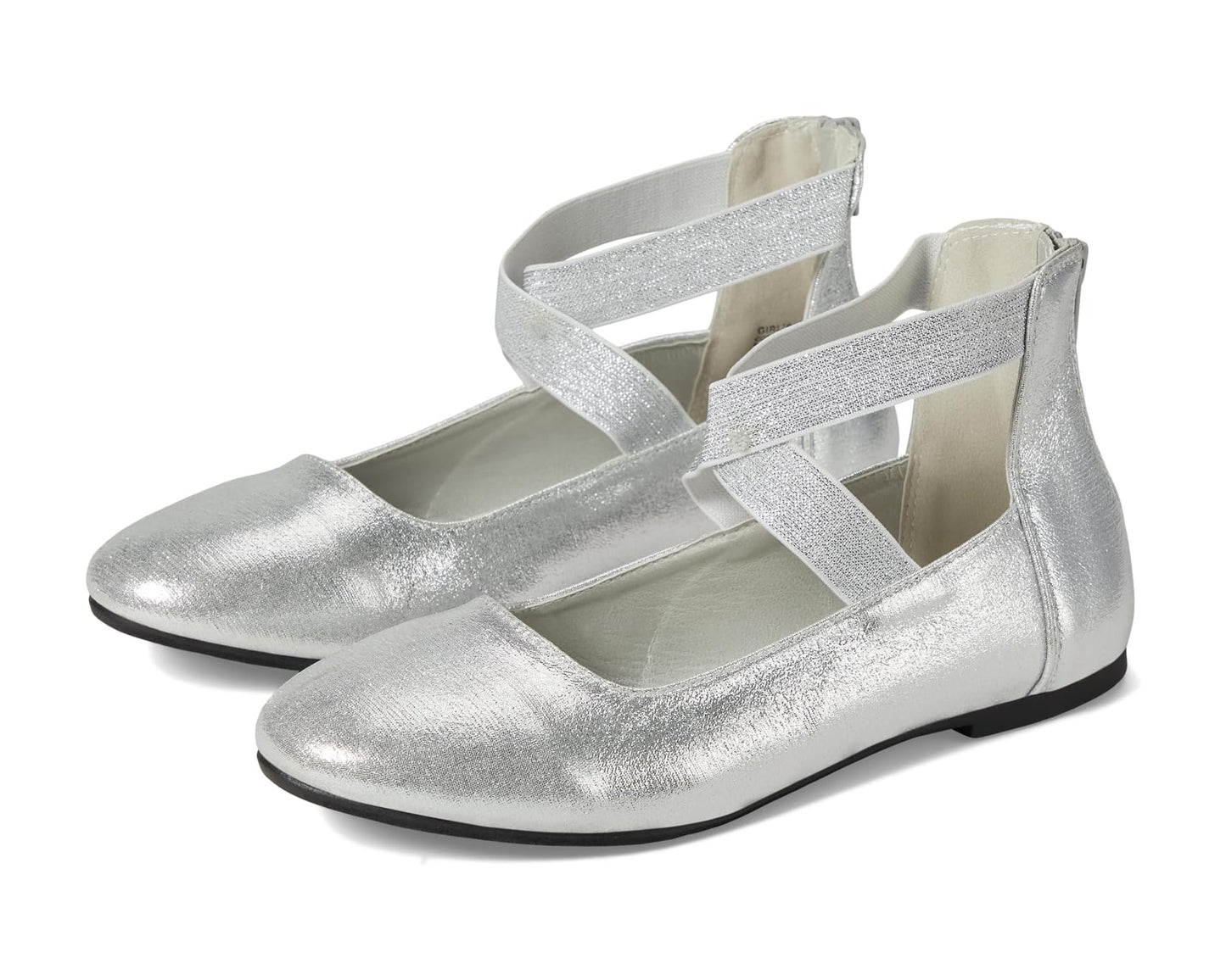 MIA Girls Corre Metallic Silver Shoes