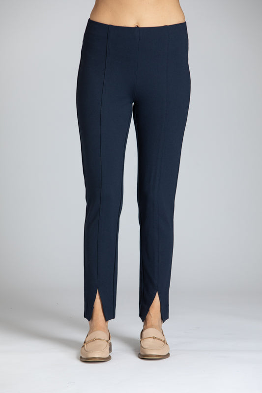 APNY Pull On Ponte Pant With Front Slit