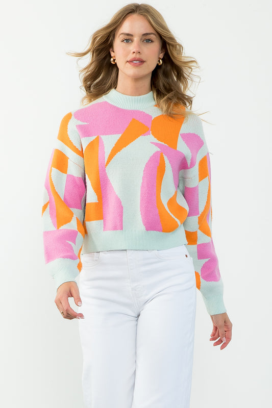 THML Abstract Pattern Sweater