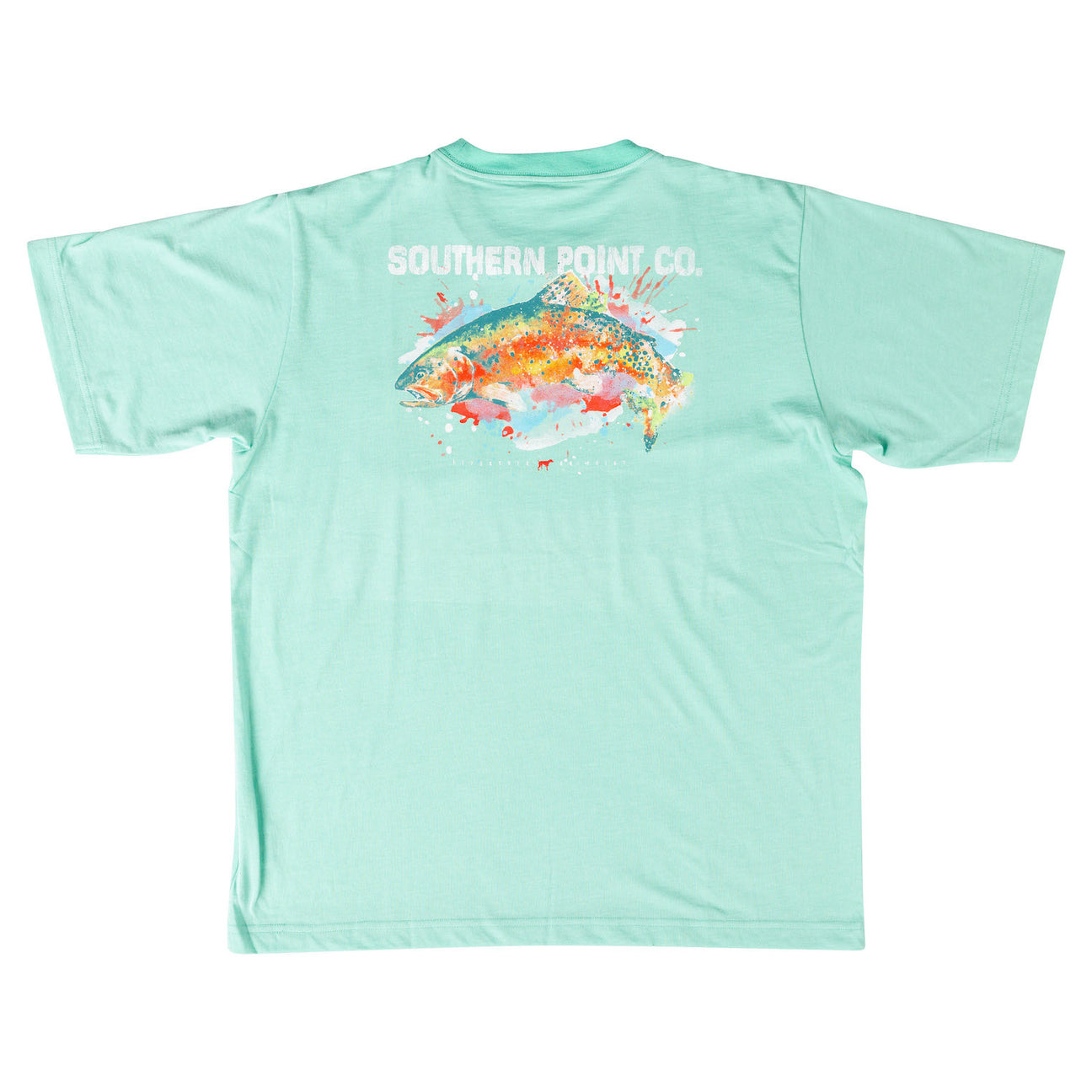Southern Point Co. Youth Trout Chalky Mint T-Shirt
