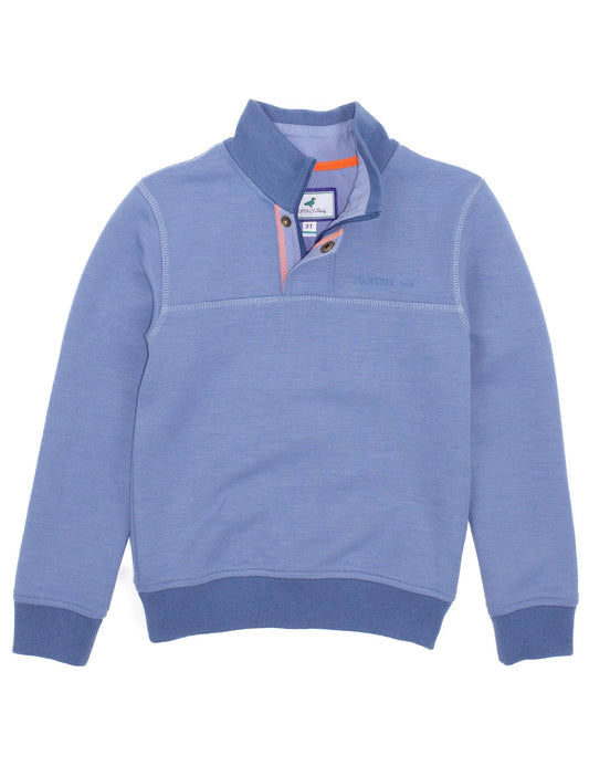Properly Tied Boys Kennedy Stone Blue Pullover