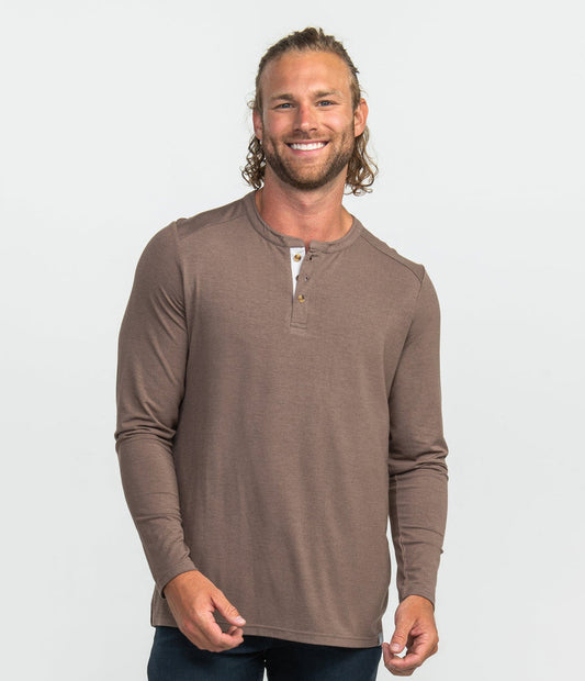 Southern Shirt Co. Men's Max Comfort Long Sleeve Henley