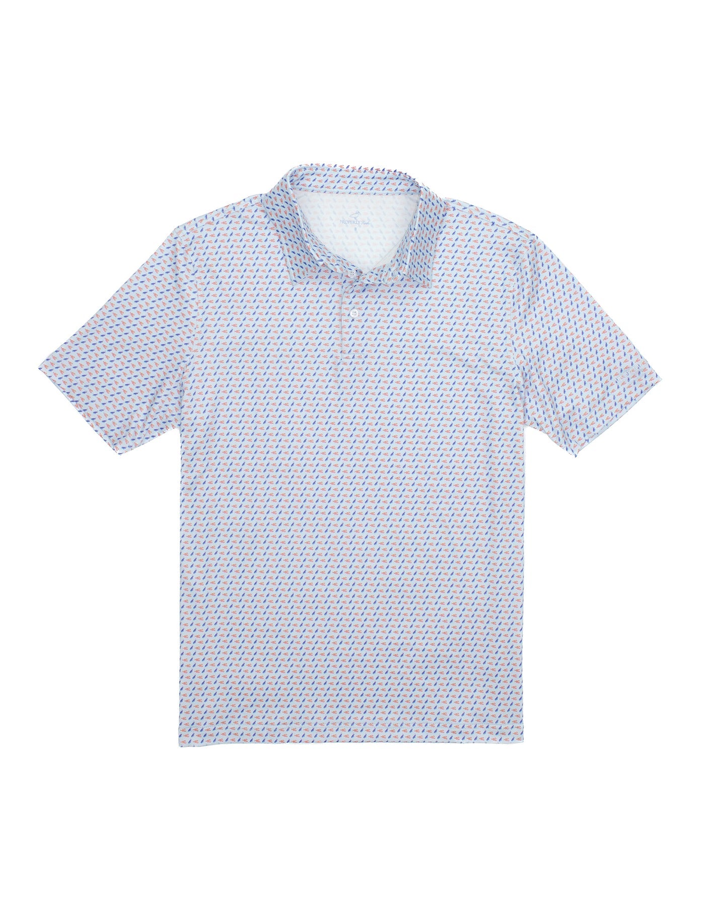 Properly Tied Men's Inlet Performance Polo-Spring Boil