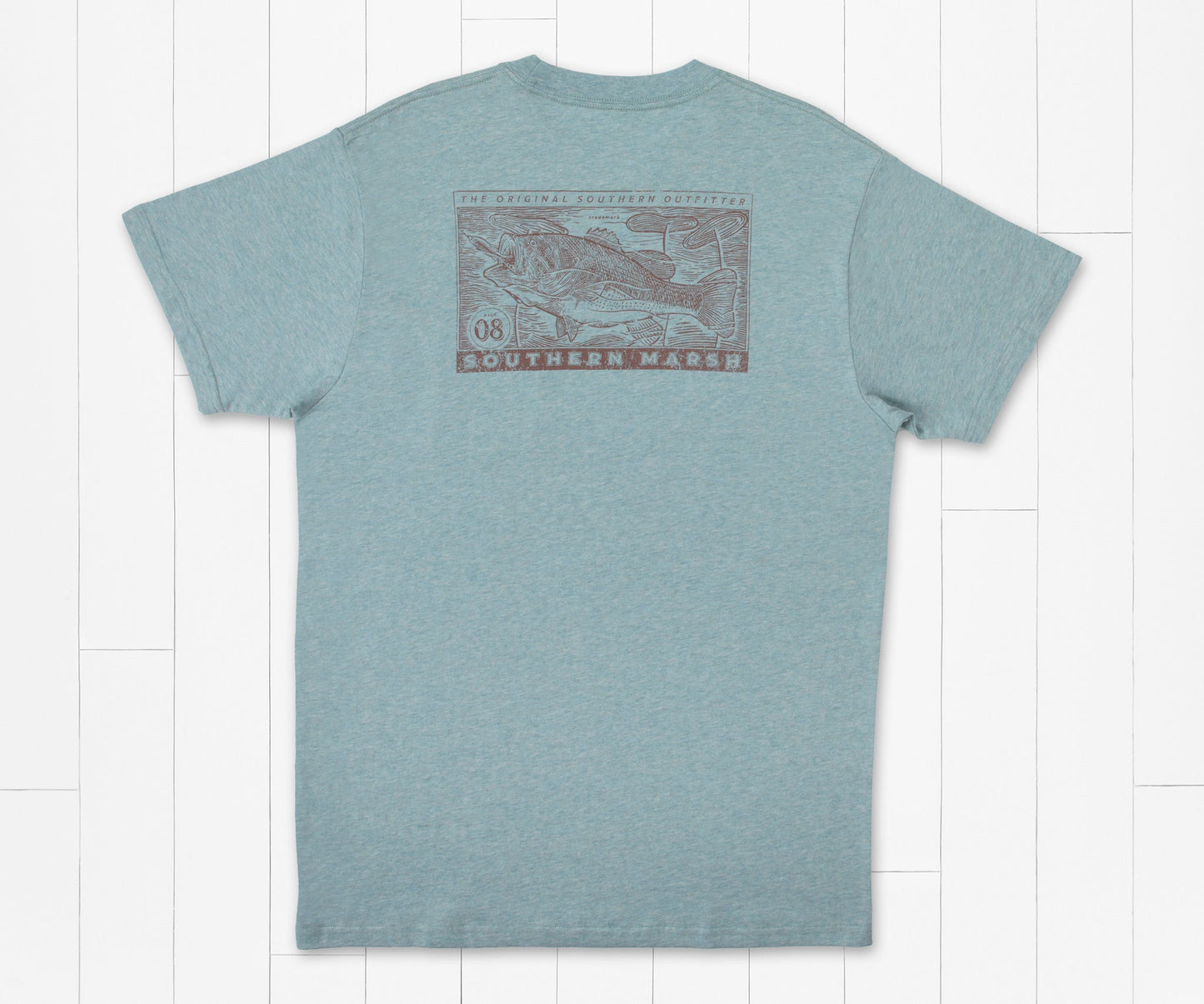 Southern Marsh Etched Bass Short Sleeve T-Shirt