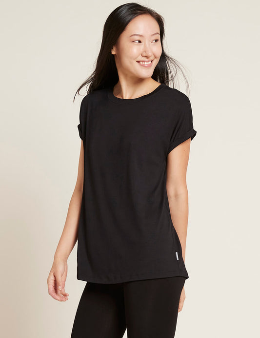 Boody Wear Downtime Black Lounge Top