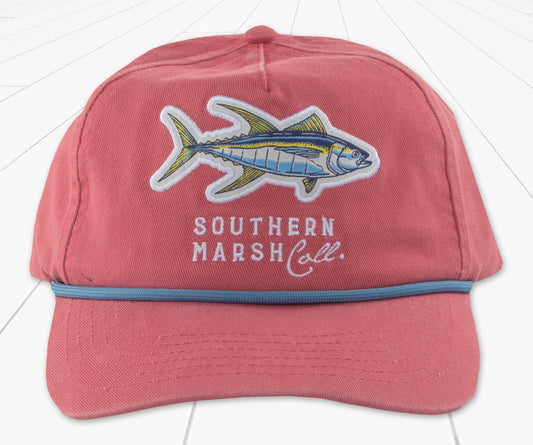Southern Marsh Washed Red Tuna Patch Cap