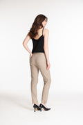 Multiples Pull On 4 Pocket Stone Ankle Pant