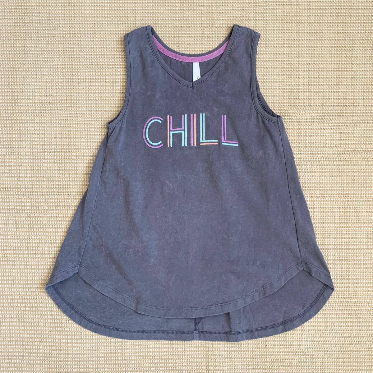 Sweet Soul Tween Chill Embroidery Tank