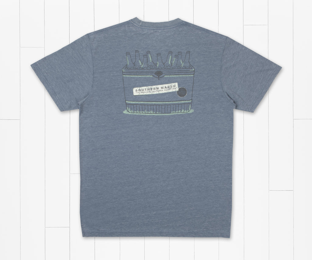 Southern Marsh Slate Seawash VIntage Cooler T-Shirt