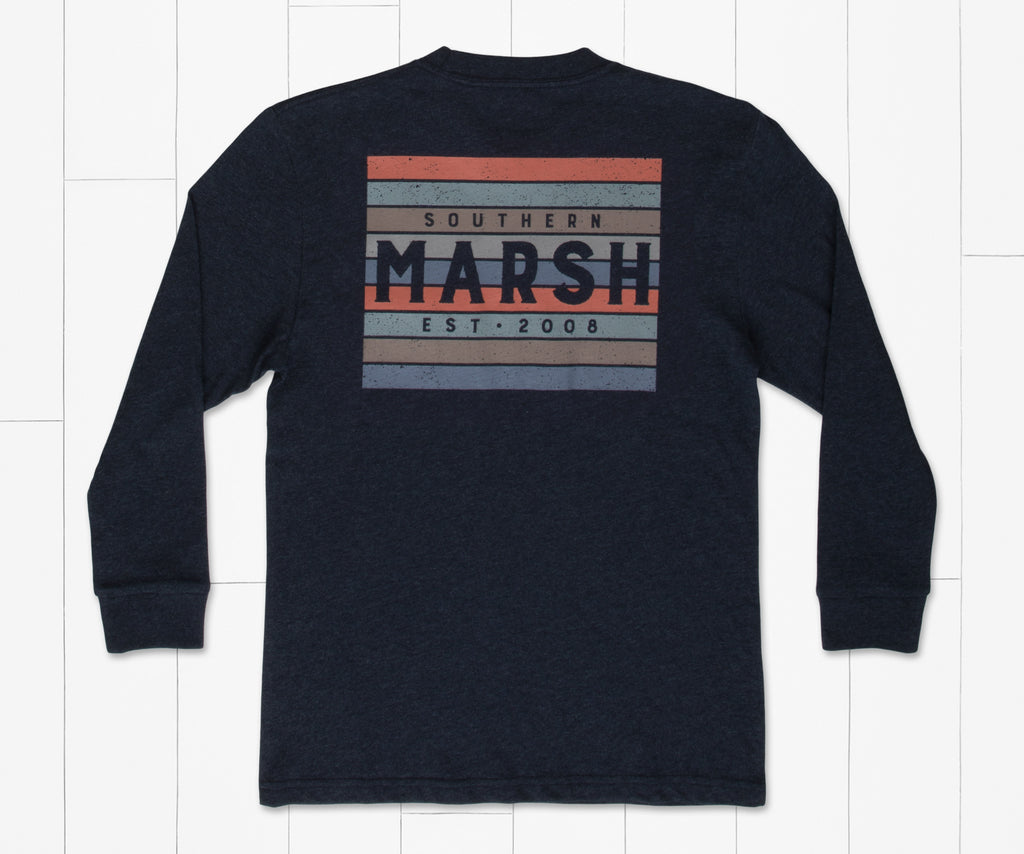 Southern Marsh Youth L/S Color Bars T-Shirt
