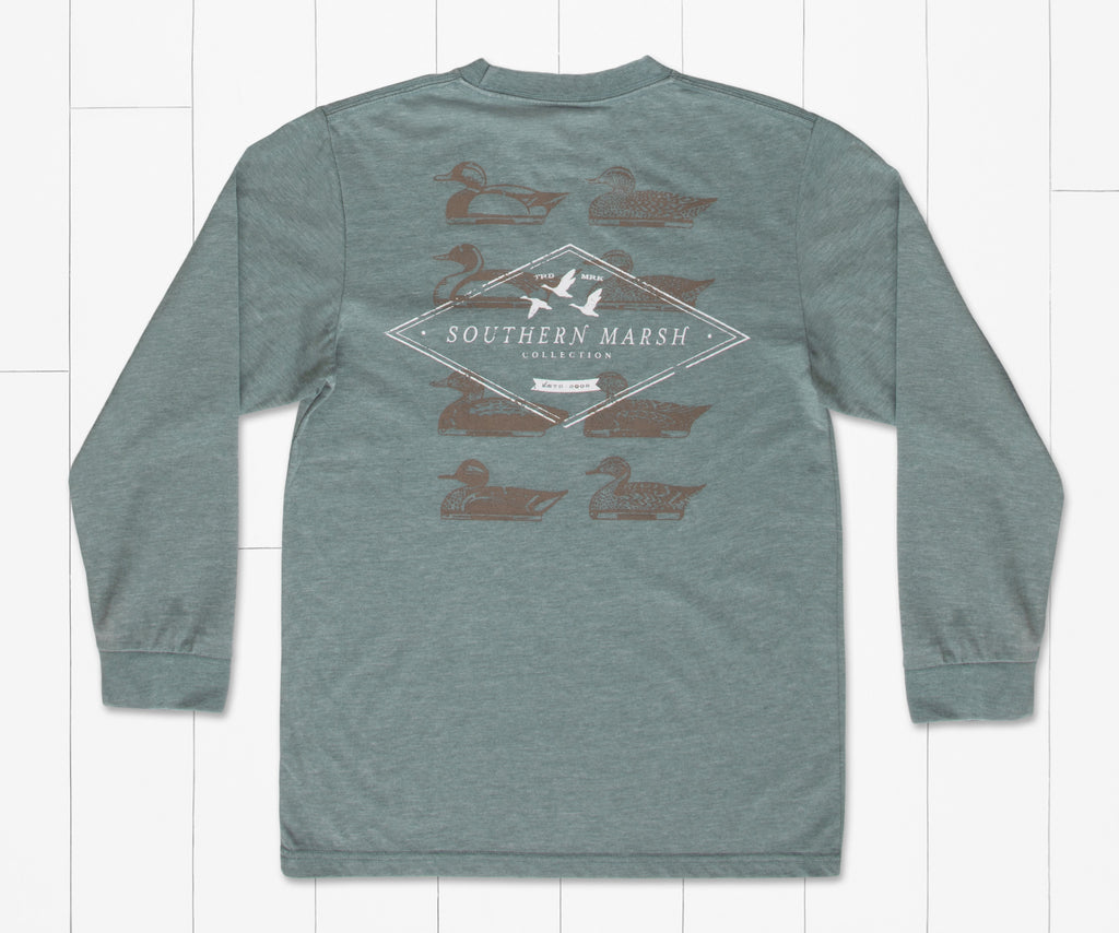 Southern Marsh Youth L/S Decoy Stamp T-Shirt